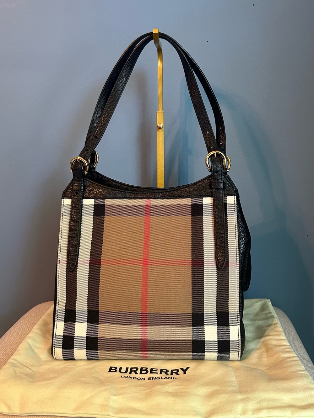 Burberry Small Check Canterbury Bag